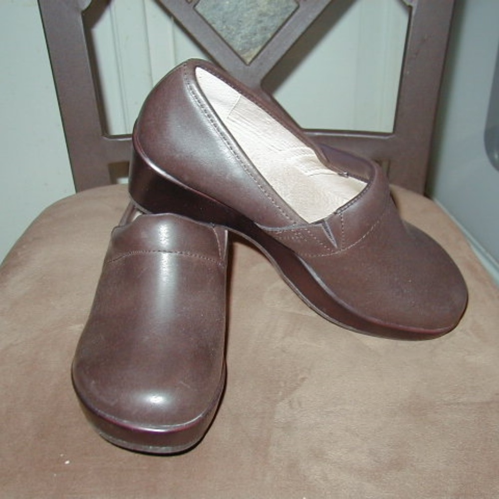 Slip on   comfortable clog like mule